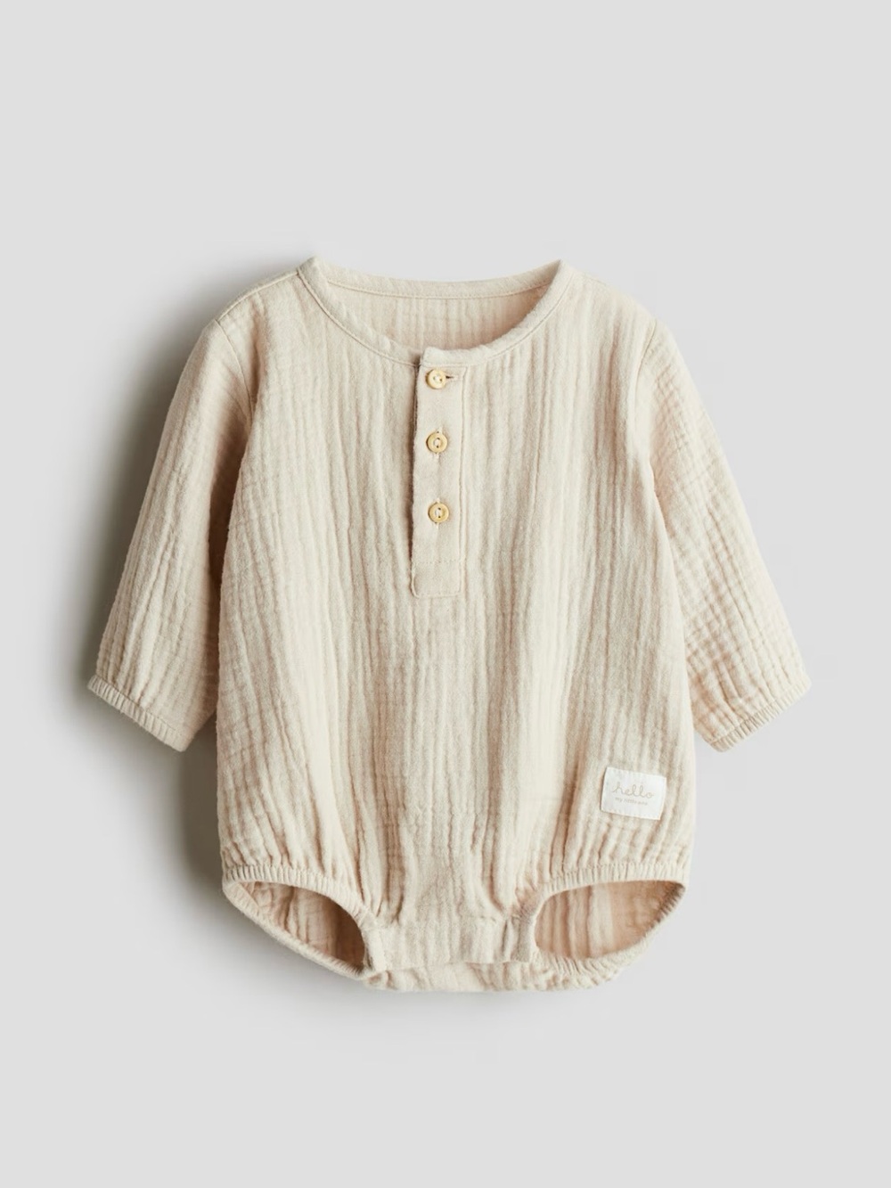 H&M COTTON MUSLIN ROMPER SUIT